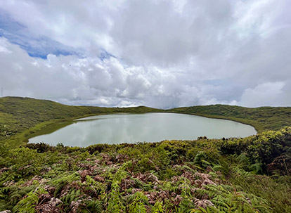 Paisaje de la laguna El Junco.