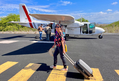 Vuelos interislas Galápagos.